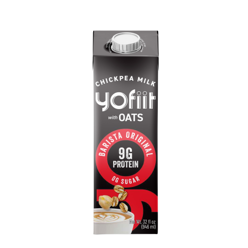 High protein Barista oat + chickpea milk