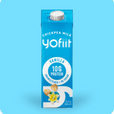 High protein chickpea milk  w. flax (Vanilla) - 12 cartons